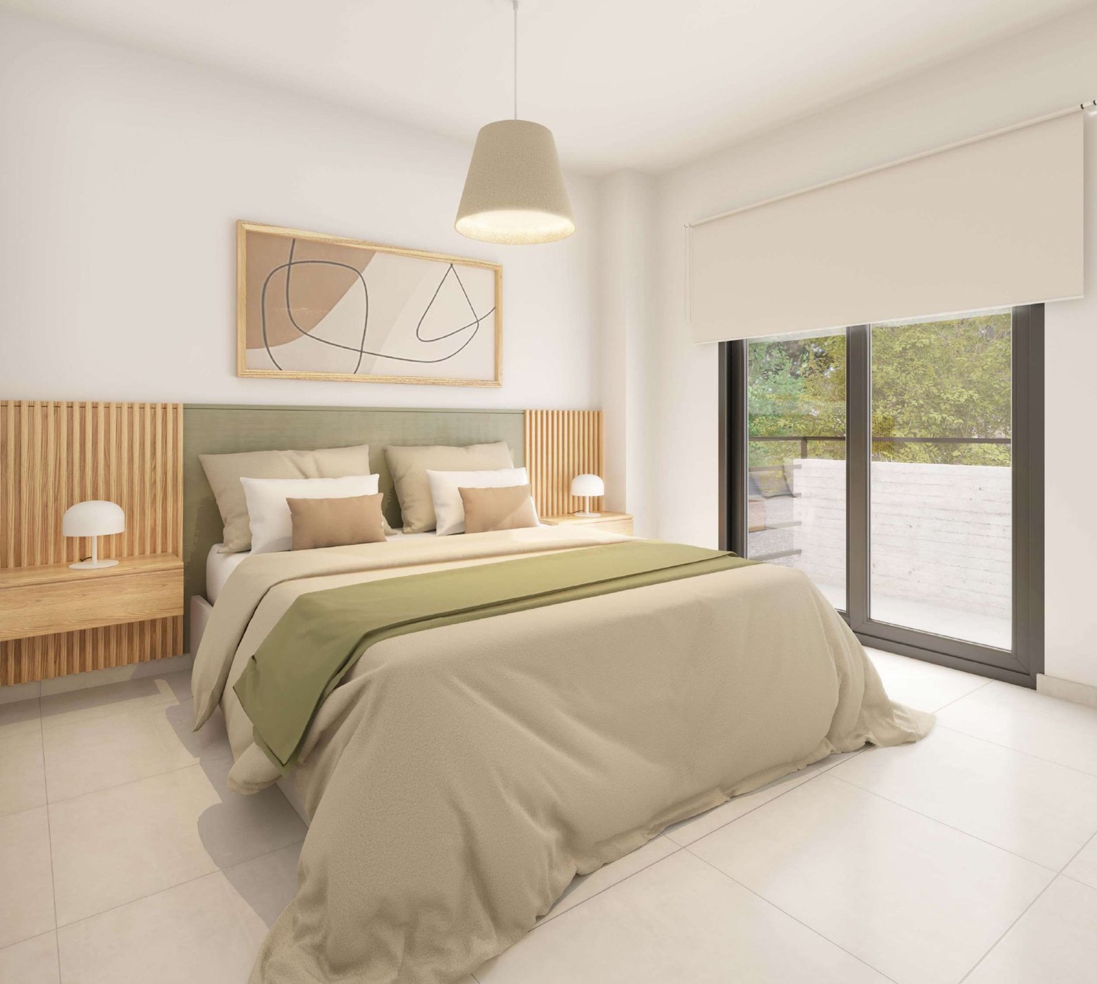 Render del dormitorio principal